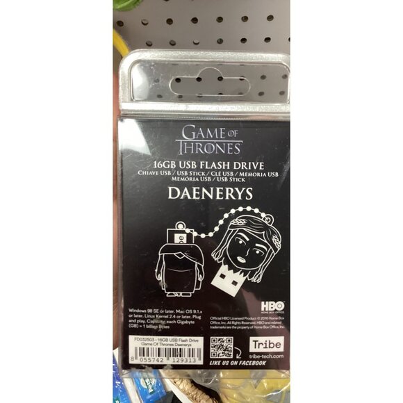 Game Of Thrones Daenerys Targaryen 16GB USB Flash Drive Figure By Tribe - Picture 4 of 4